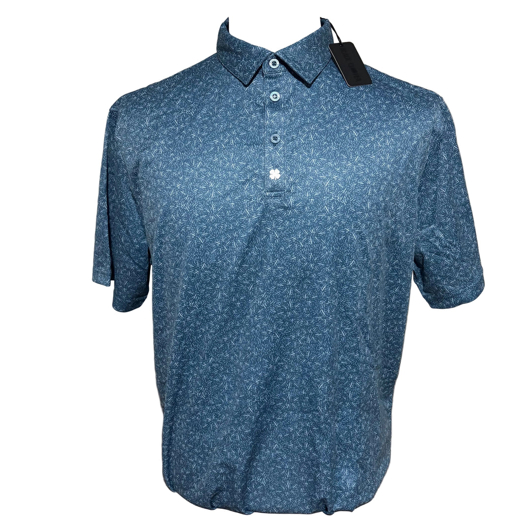 Black Clover Fireworks Polo - Moody Blue - Large - Skorzie