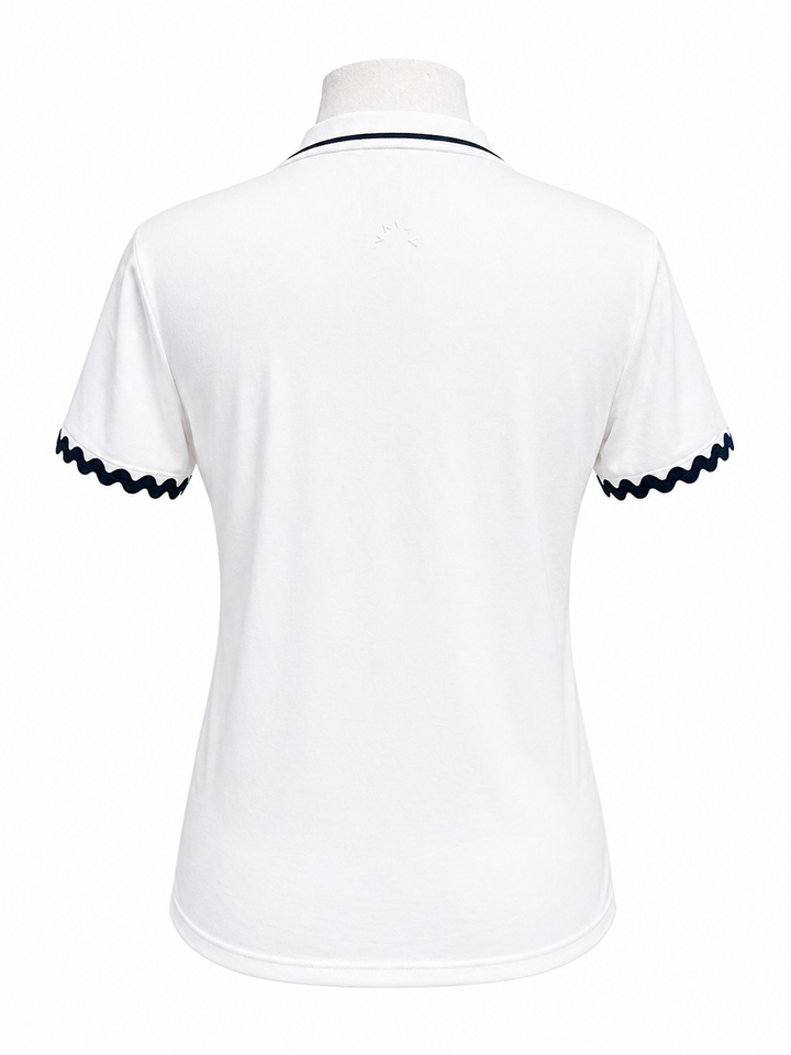 Varley Elodie Performance Tee - White - XS - Skorzie