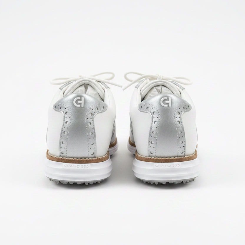 Cole Haan Women's Golf Shoes OriginalGrand Saddle Optic White/Silver/White