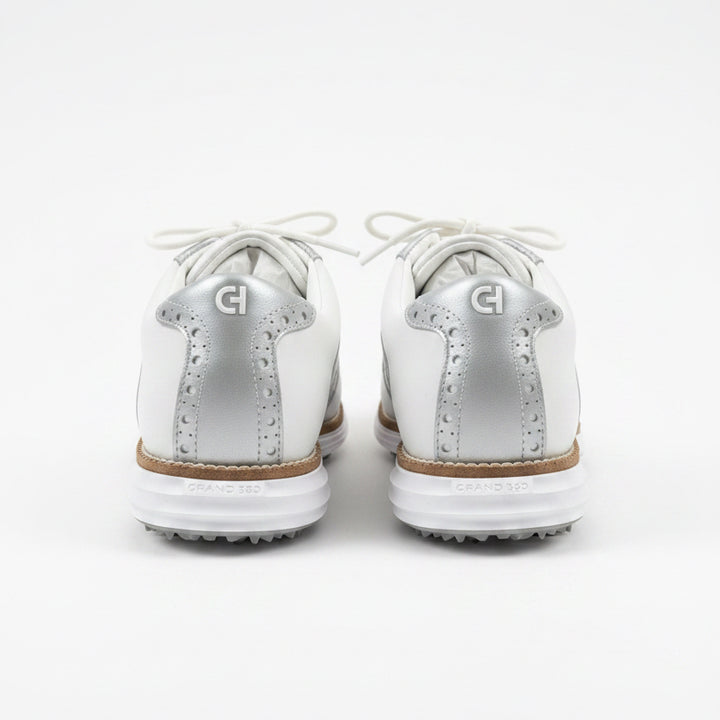 Cole Haan Women's Golf Shoes OriginalGrand Saddle Optic White/Silver/White