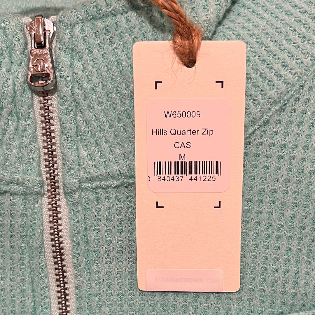 Straight Down Women's Quarter Zip Hills Cascade Size M