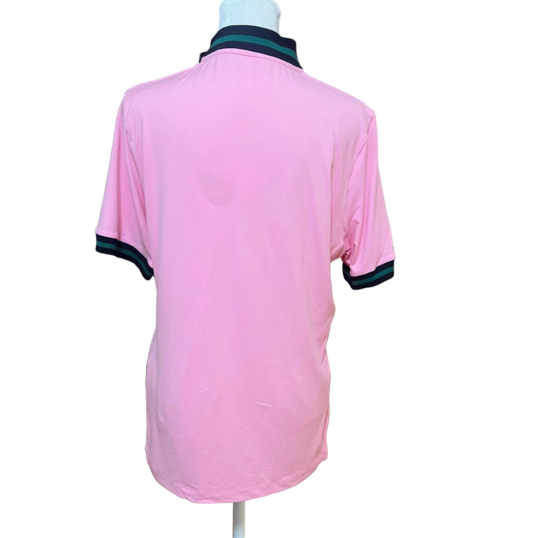 Lohla Sport Mia Short Sleeve Polo - Cotton Candy - Large - Skorzie
