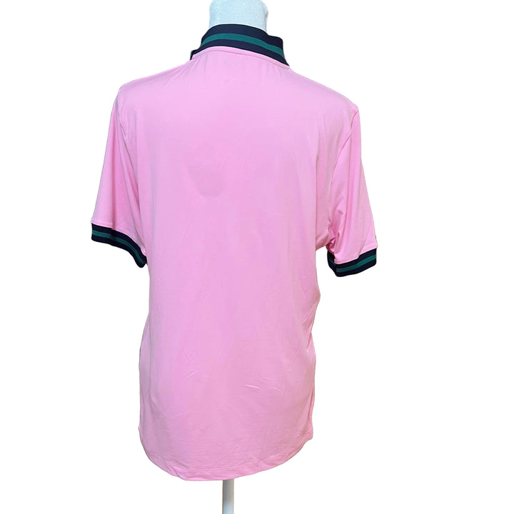 Lohla Sport Mia Short Sleeve Polo - Cotton Candy - Large - Skorzie