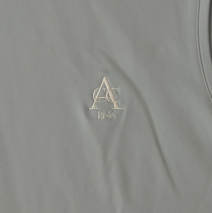 Adidas Women's S/L Golf Polo Ultimate Classic Mock (w/ logo) Crystal Sky Size M - FINAL SALE ITEM