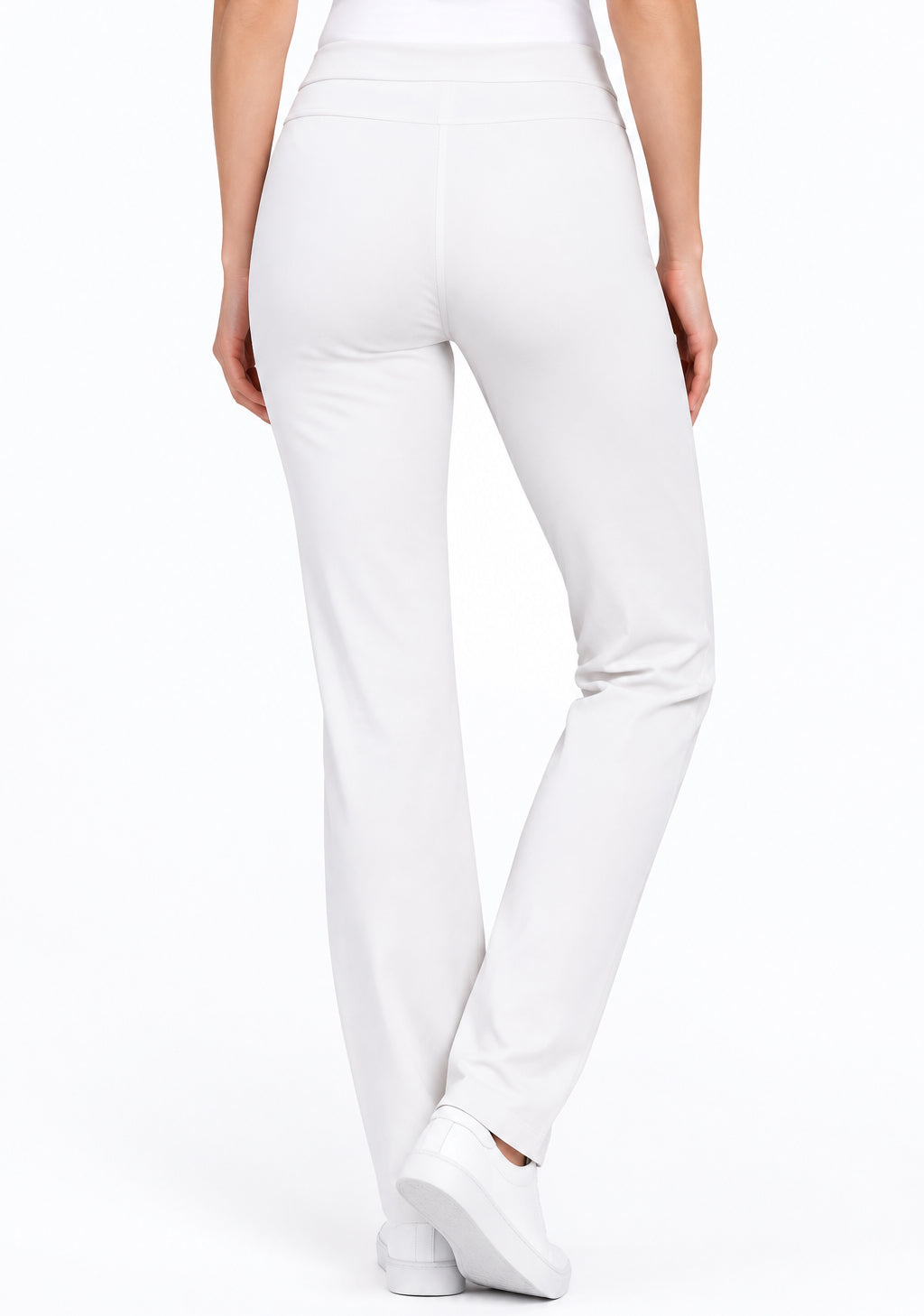 Slimsation Women's Narrow Golf Pants 31" White Size 8
