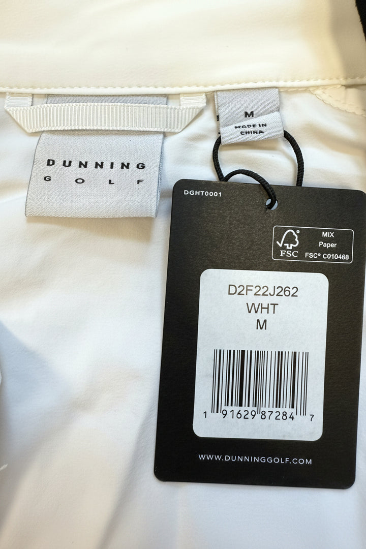 Dunning Golf Leah Performance Wind Jacket - White