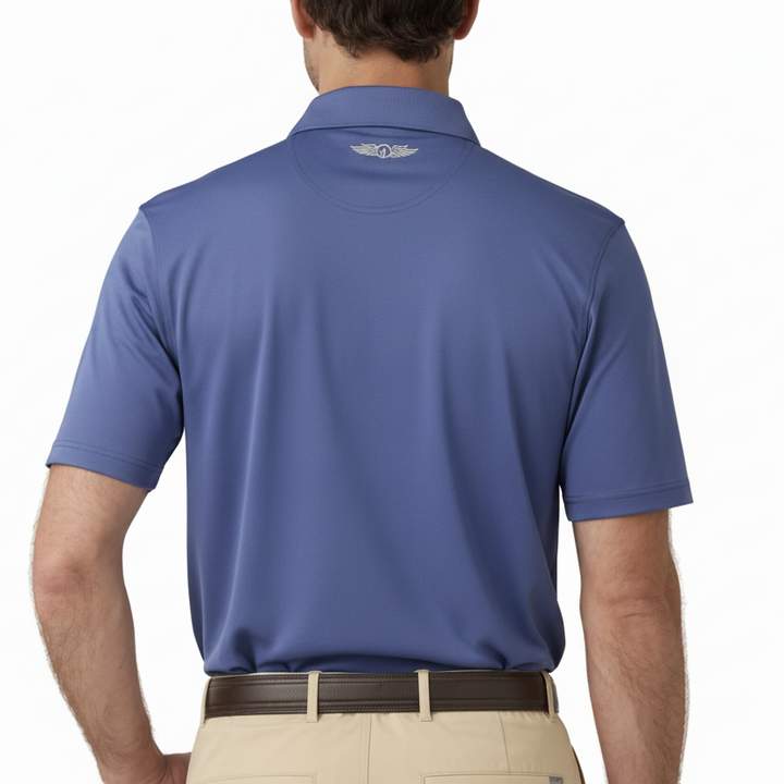 Straight Down Men's Golf Polo Sullivan Moonlight Size L