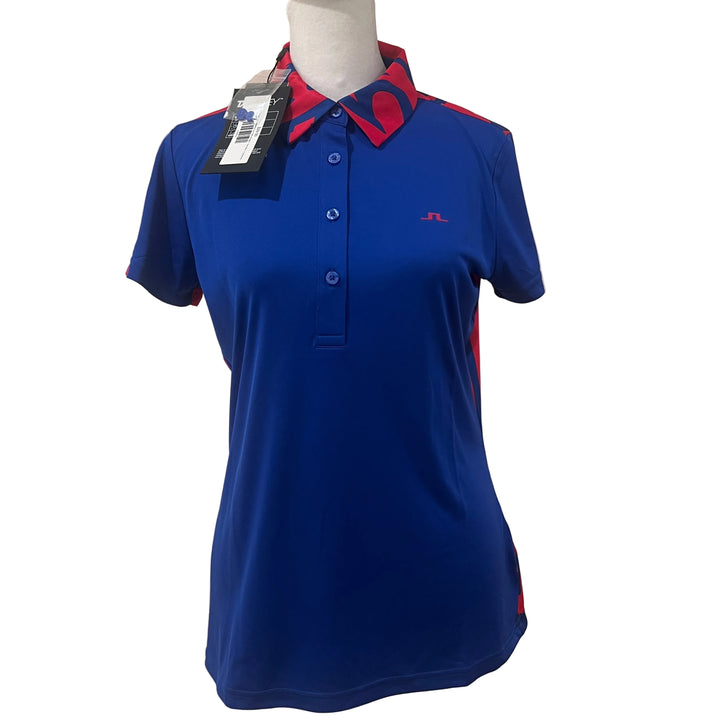 J.Lindeberg Cara Polo (w/ logo) - Club Blue - Skorzie