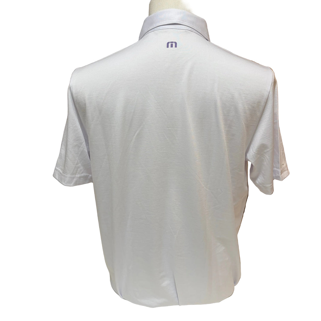 Travis Mathew Bigger Boat Polo (w/ logo) - White - Skorzie