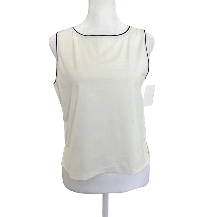 March First Everyday Tank - White/Black - Small - Skorzie