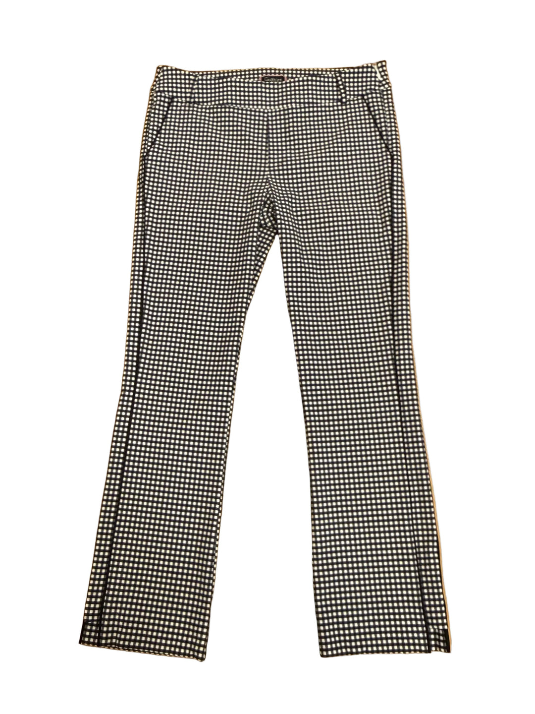 Golftini Diamonds in the Rough Stretch Ankle Pant (27") - Black/White - Skorzie