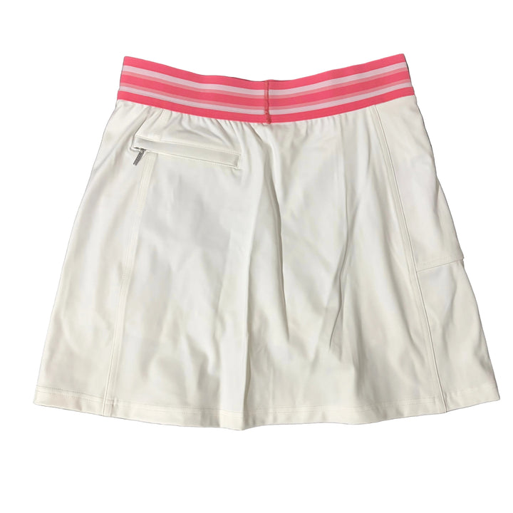 GGBlue Active Track Skort 16.5" - White/Pink - Small - Skorzie