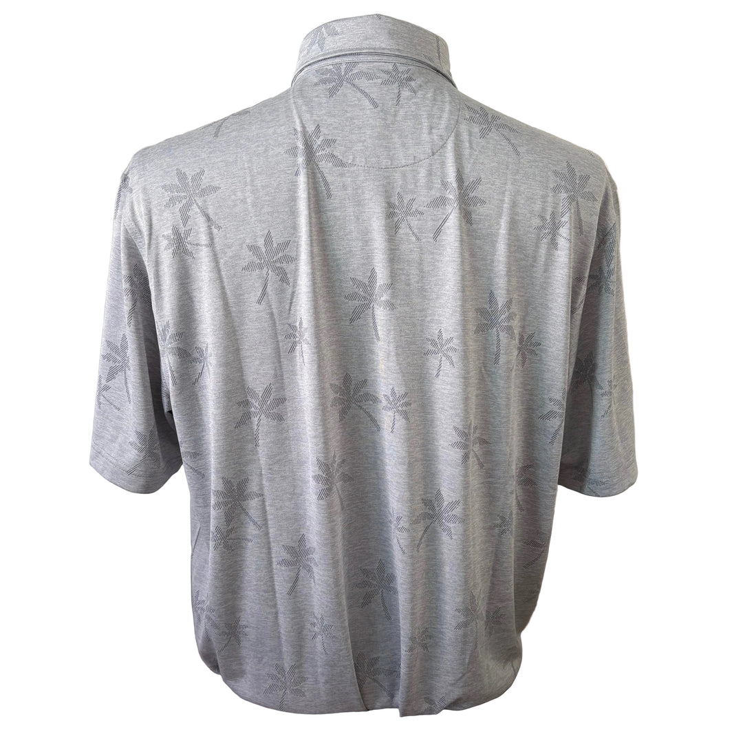 Greg Norman Royal Palm Knit Polo - Shark Grey - Large