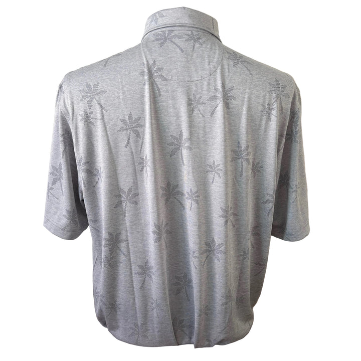 Greg Norman Royal Palm Knit Polo - Shark Grey - Large