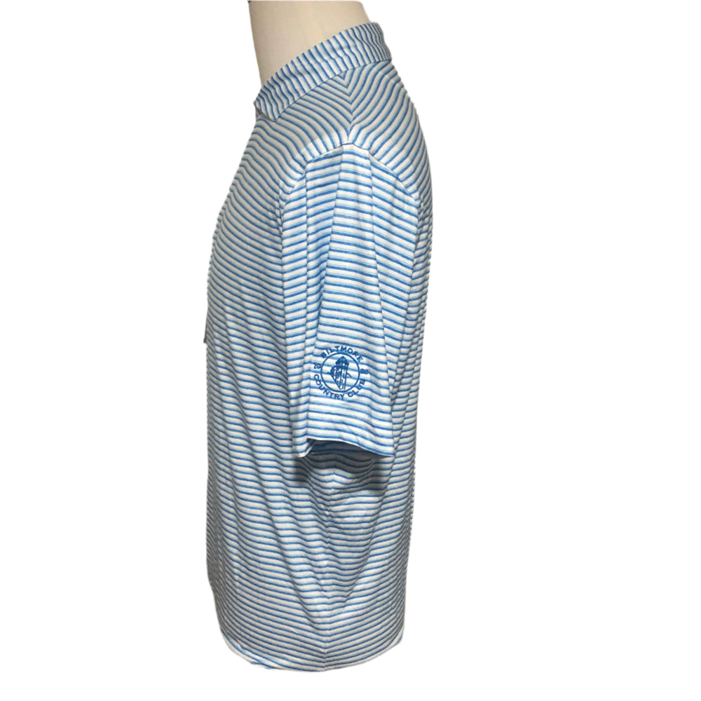 Johnnie-O Polo (w/ logo) - Riviera Stripe - Skorzie