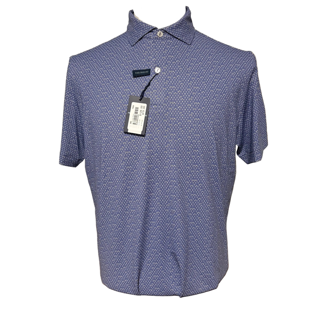 Peter Millar Mariposa Performance Jersey Polo (w/logo) - Nebula - Medium - Skorzie
