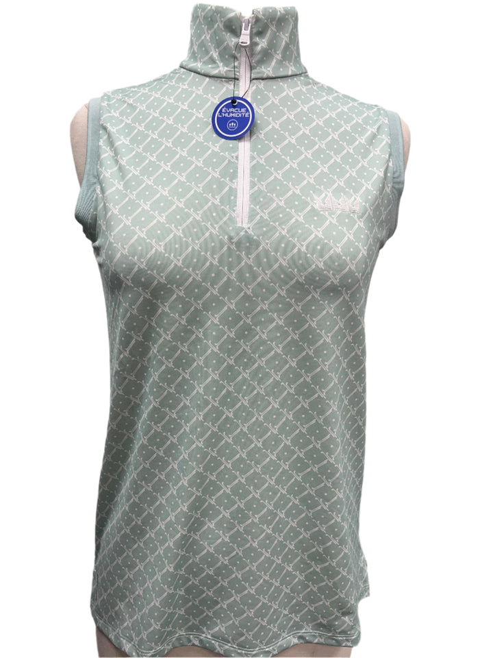 RLX By Ralph Lauren Sleevless Mock Top - Green - Skorzie