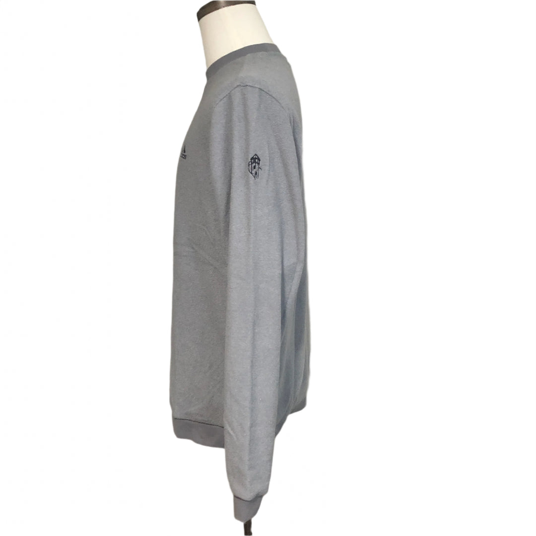 Adidas Core Crew (w/ logo) - Grey - Medium - Skorzie