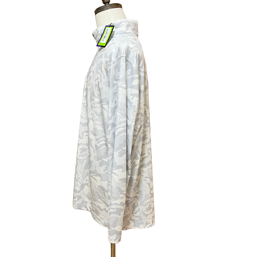 Robert Graham Faro 1/4 Zip - White/Grey Camo - Skorzie