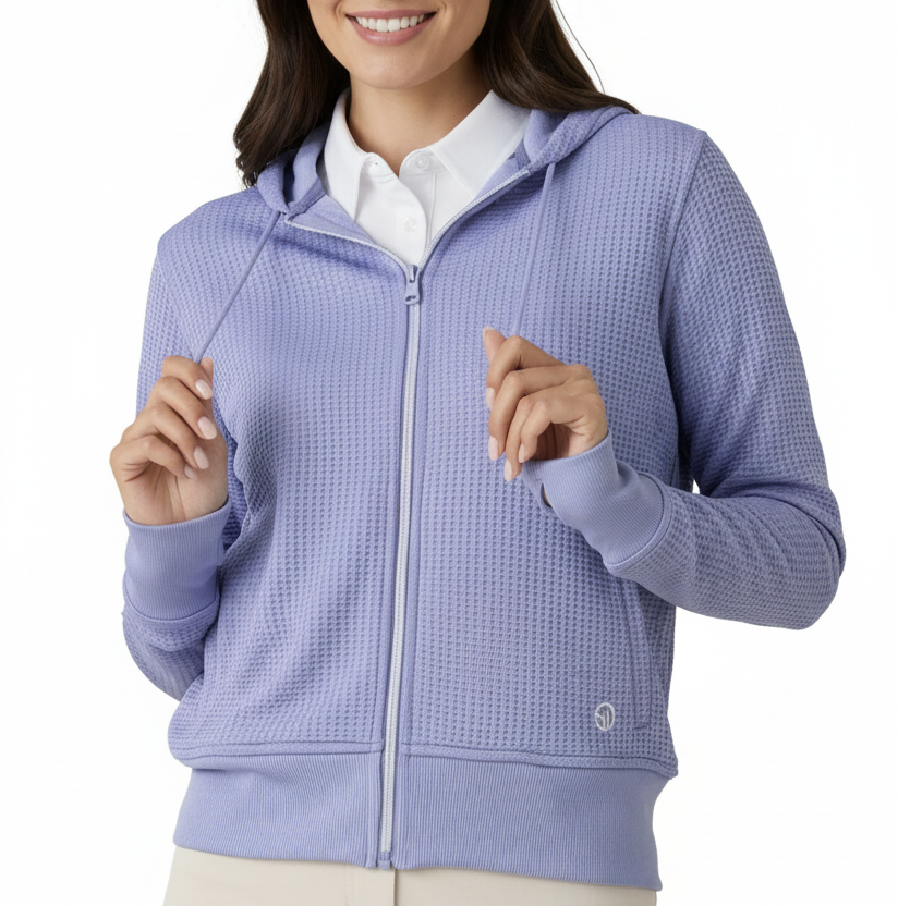 Straight Down Women's Hoodie Eliza Blue Shade Size S