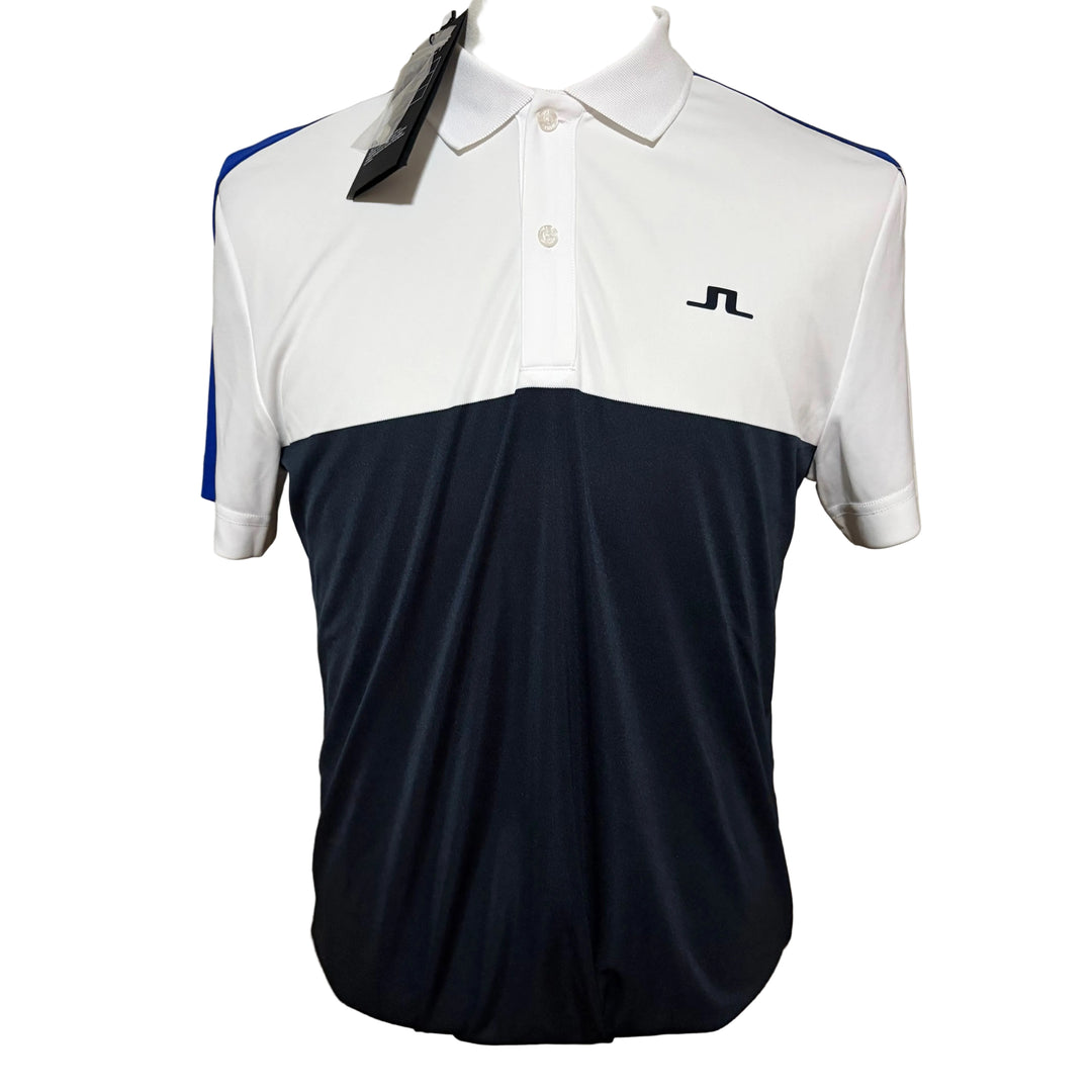 J.Lindeberg Will Regular Fit Polo (w/logo) - JL Navy - Medium - Skorzie
