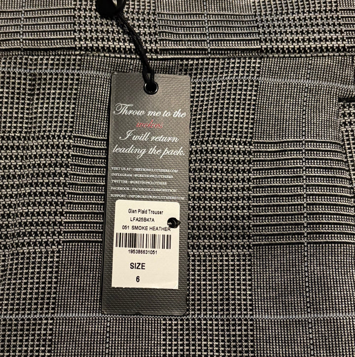 Greyson Women's Golf Trousers Glen Plaid 26" Smoke Heather Size 6