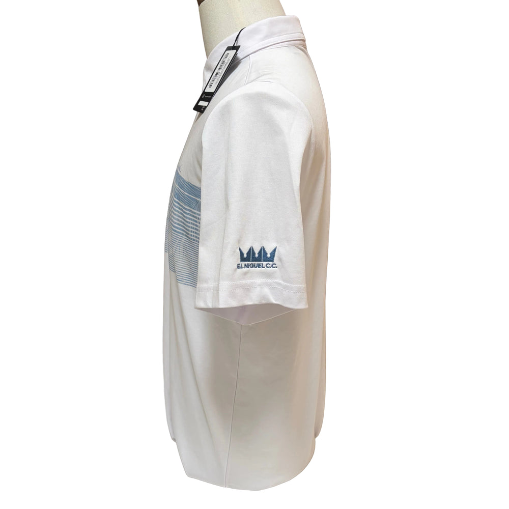 Travis Mathew Bouldering Polo (w/ logo) - White - Skorzie
