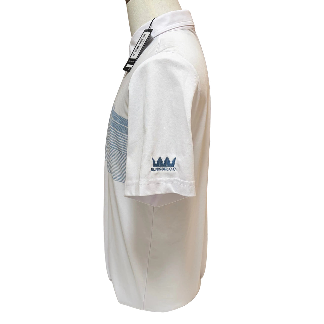 Travis Mathew Bouldering Polo (w/ logo) - White - Skorzie