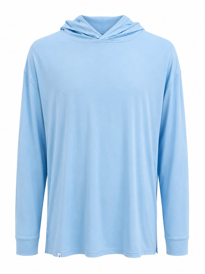 Johnnie-O Men's Performance Hoodie (w/ Logo) - Mahalo Blue - 2XL - Skorzie