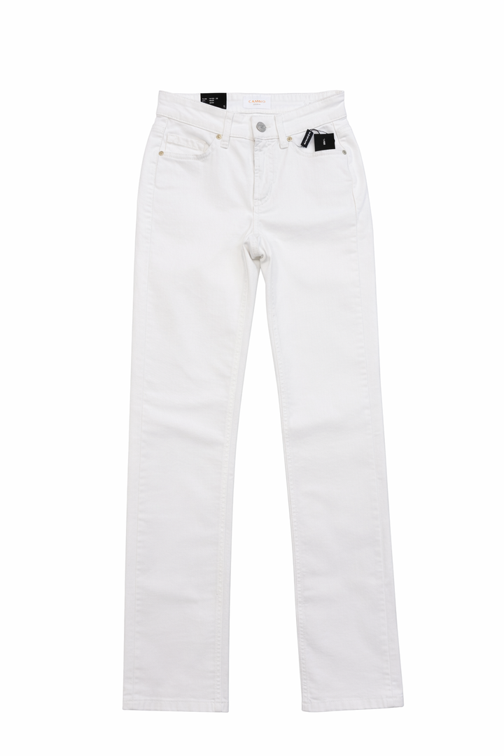 Cambio Women's Piper Long Pant - White