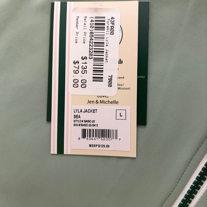 Fore All Women's Jacket Lyla Sea Size L
