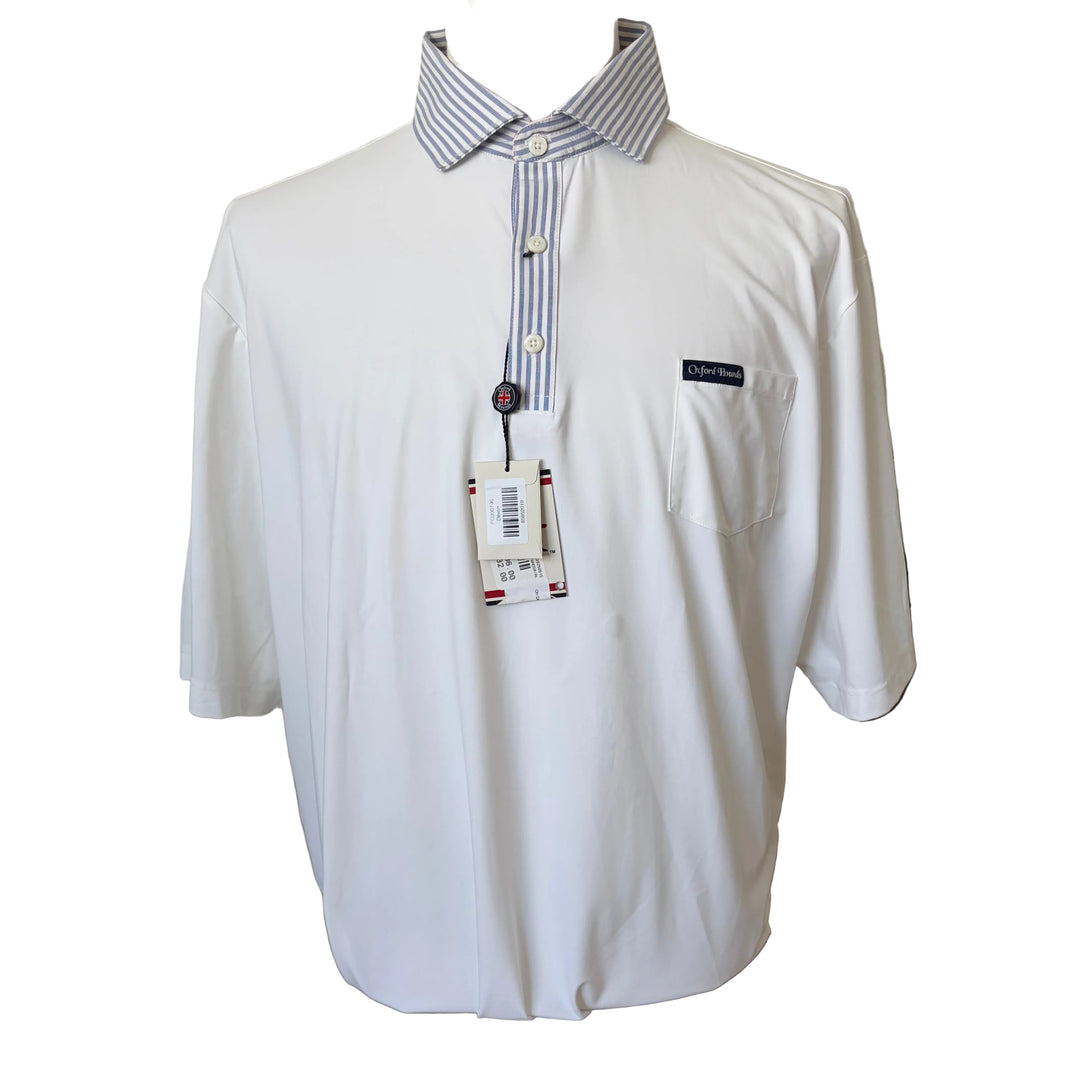 Oxford Hounds Devon Polo - White - X-Large - Skorzie