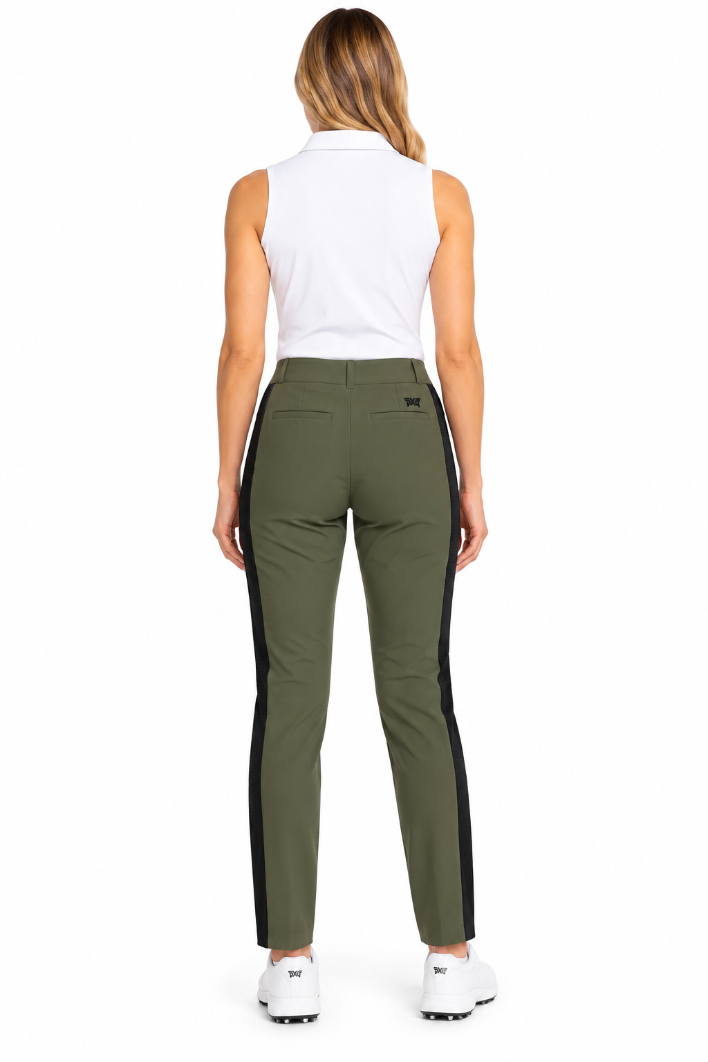 PXG Women's Color Stripe Pants - Olive/Black - XS (FINAL SALE ITEM)