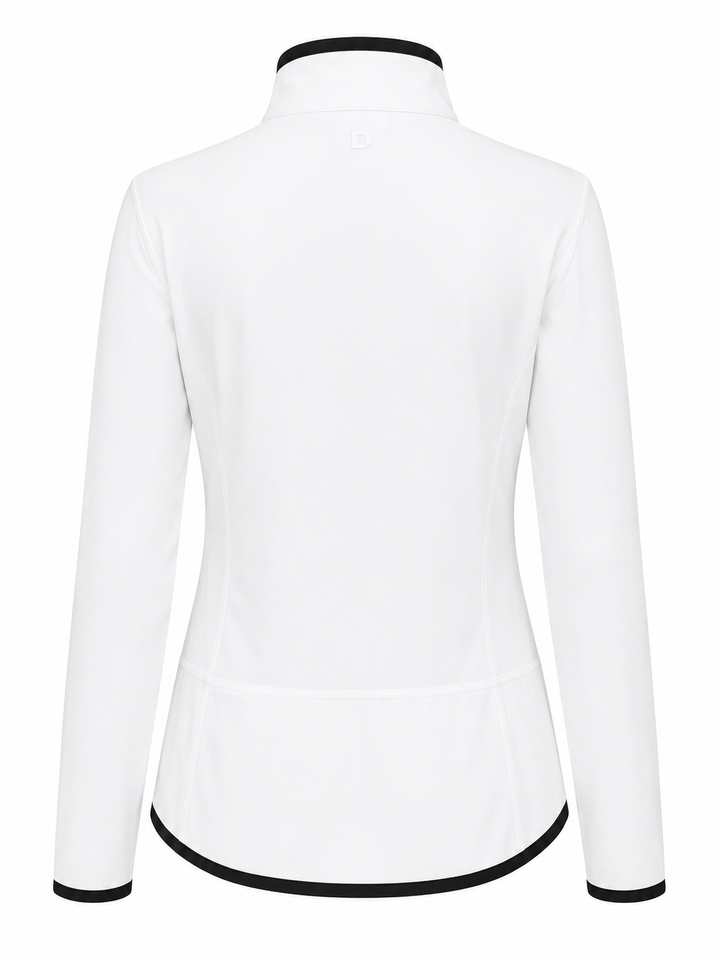Dunning Golf Leah Performance Wind Jacket - White