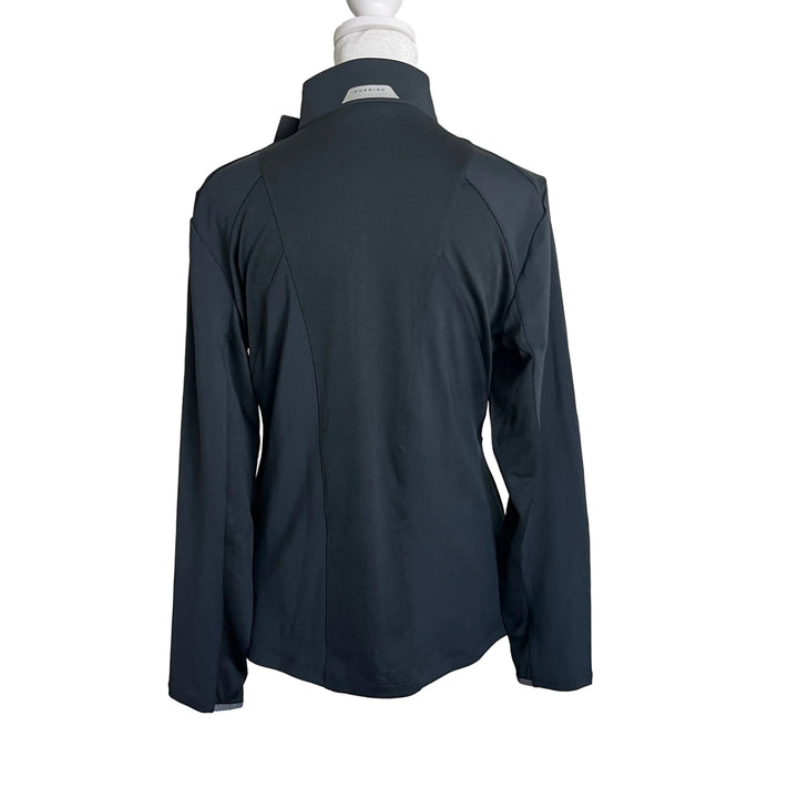Dunning Golf Tina Performance Interlock Quarter Zip - Black - Medium - Skorzie
