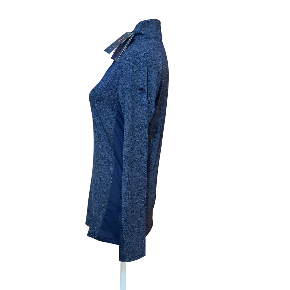 Kjus Sunshine Printed 1/2 Zip (w/logo) - Atlanta Blue - Skorzie