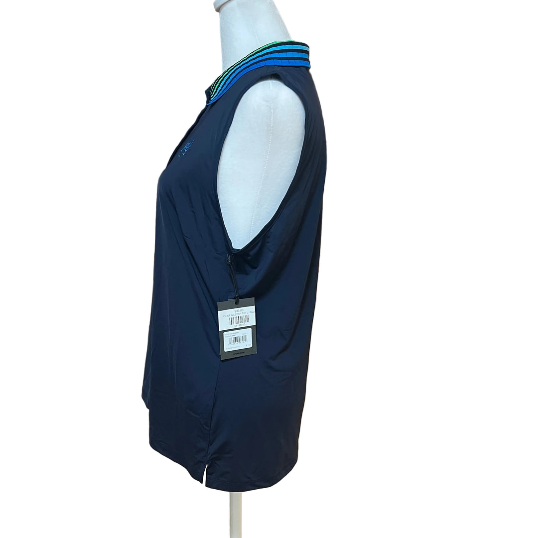 G/FORE Gradient Collar Silky Tech SL Polo (w/ logo) - Twilight - Large