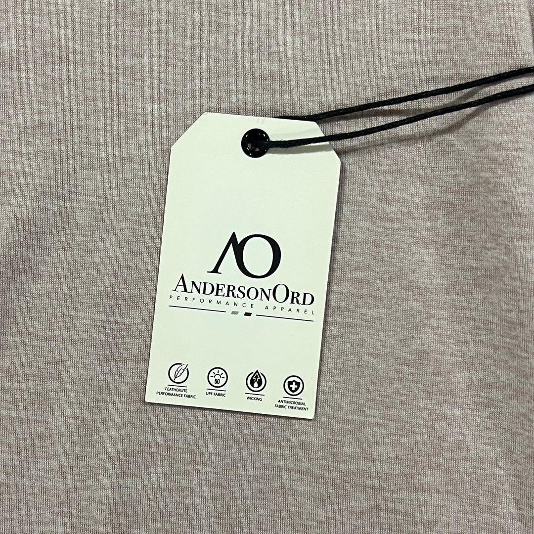 Anderson Ord Men's Golf Polo Gamer (w/logo) Heather Lilac Size S