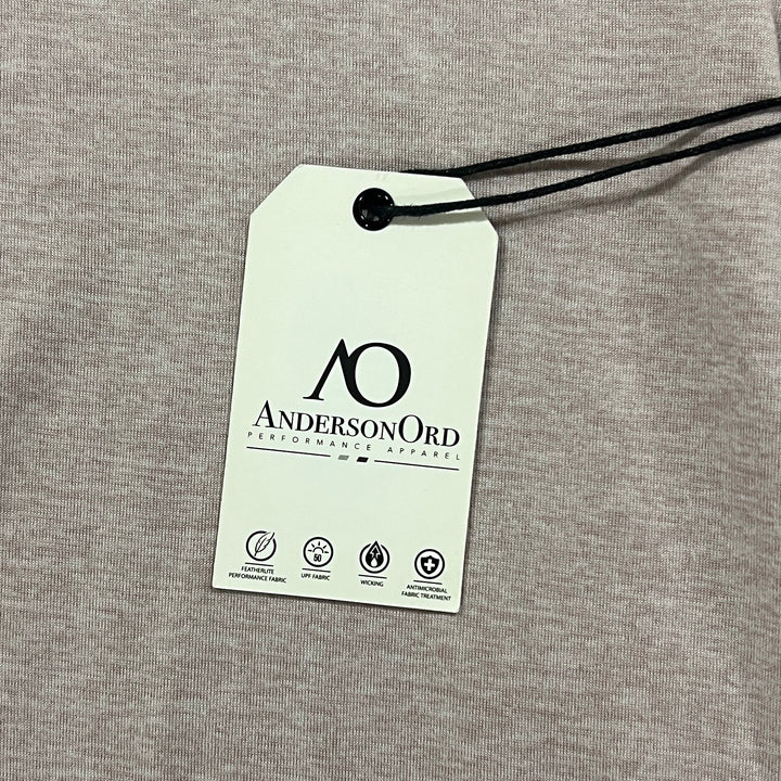 Anderson Ord Men's Golf Polo Gamer (w/logo) Heather Lilac Size S