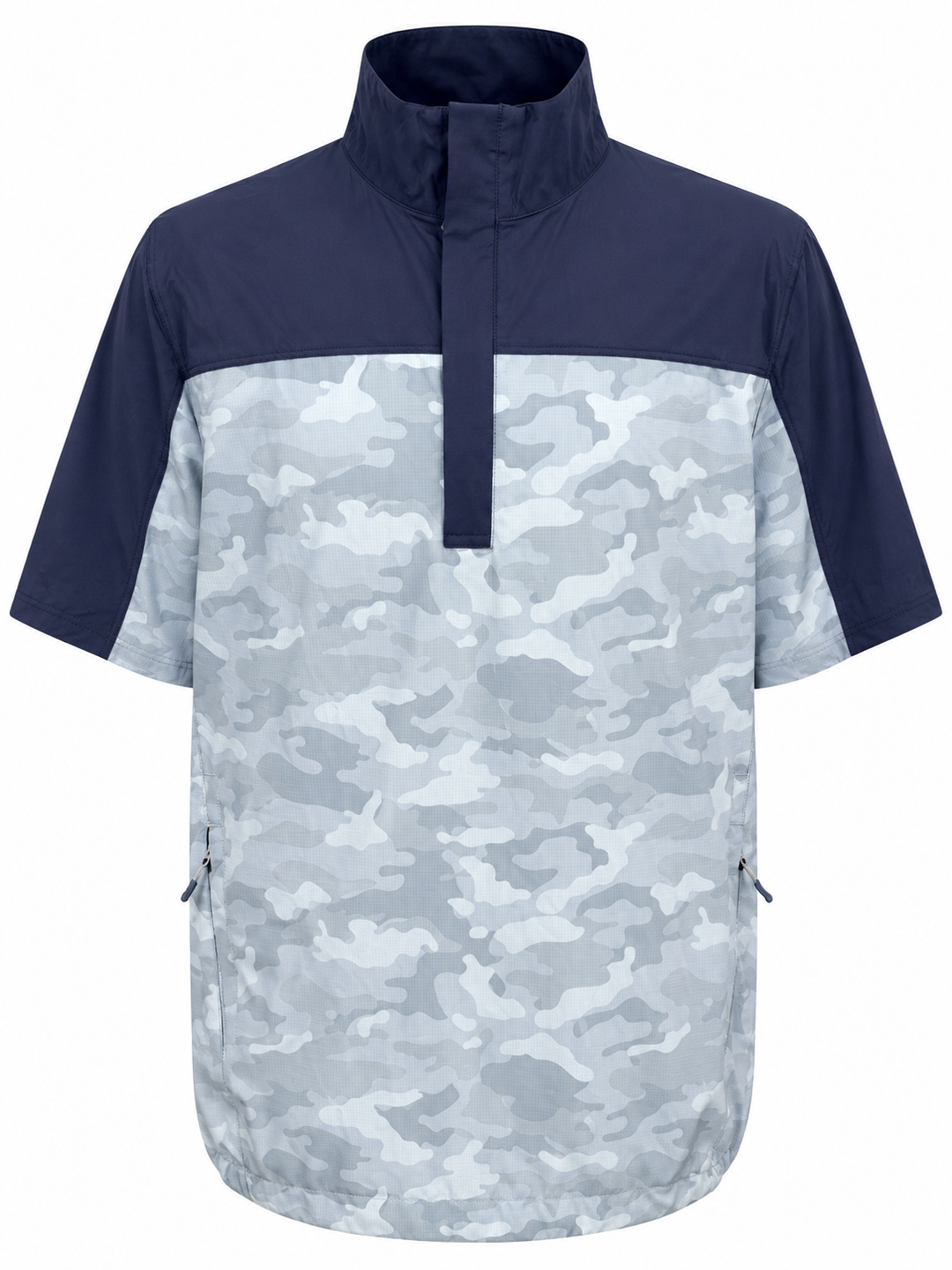 Sunice Glenn Water-Repellent WxTech Wind Pullover - Magnesium Camo - Large