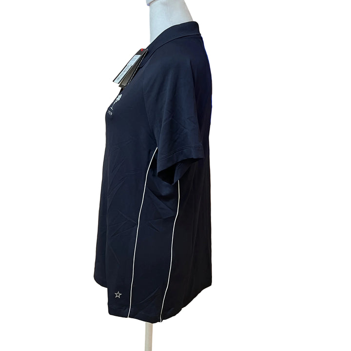 Lohla Sport The Snappy Polo (w/logo) - Navy - X-Large (FINAL SALE ITEM) - Skorzie