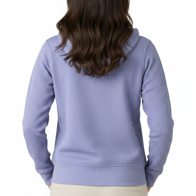 Straight Down Women's Hoodie Eliza Blue Shade Size S