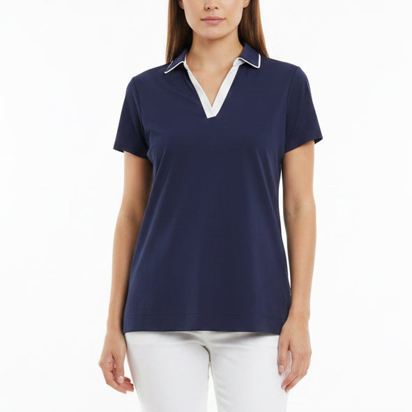 Kinona Women's S/S Golf Polo Classic & Fantastic Navy Size XL