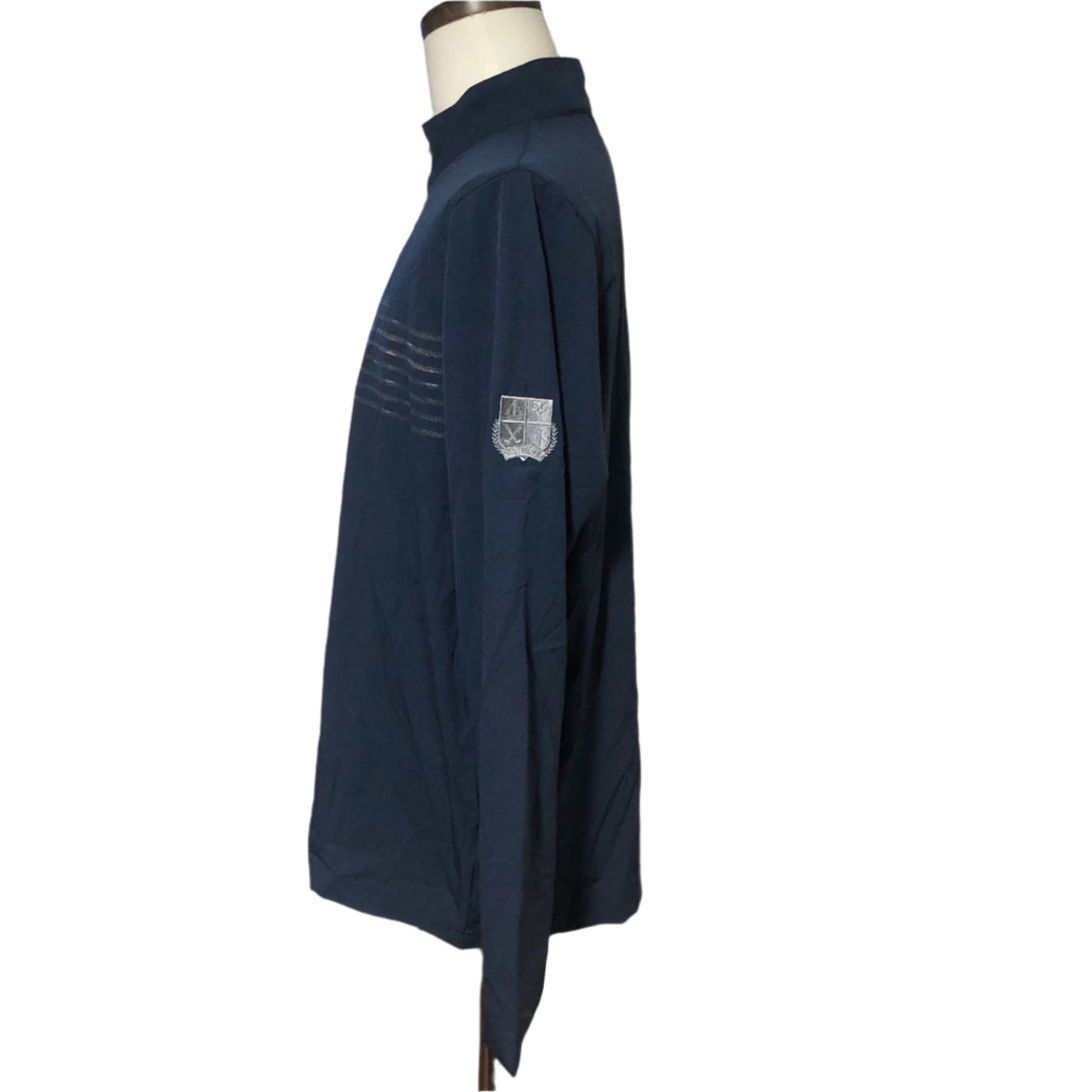 Travis Matthew Some Beach 1/4 Zip (w/ logo) - Dress Blues - Large - Skorzie