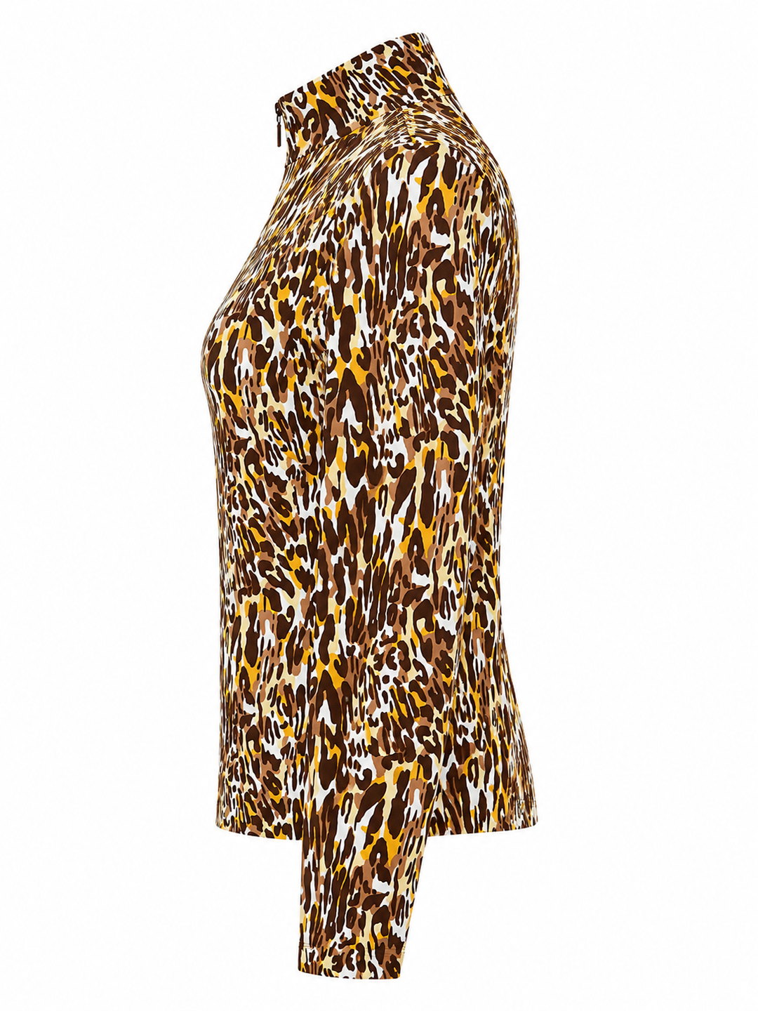 IBKUL Karen Print Long Sleeve Mock Neck Top