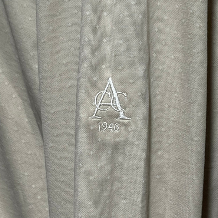Travis Mathew Handsome Town L/S Polo (w/logo) - Italian Sand - Large - Skorzie