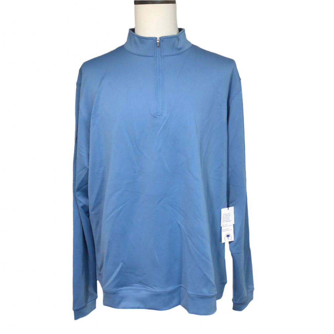 Palm Rat Sago Half Zip (w/ logo) - Ashleigh Blue - Skorzie