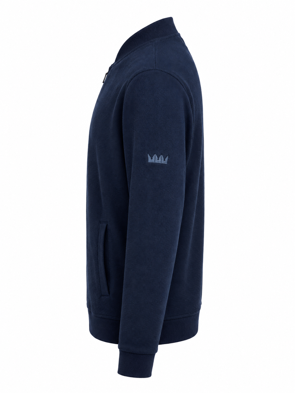RLX Men's Full Zip Sweater (w/logo) - Blue - Medium - Skorzie