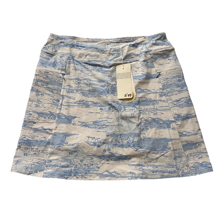 NVO Layla Skort (16") - Gentle Blue Print - Small - Skorzie