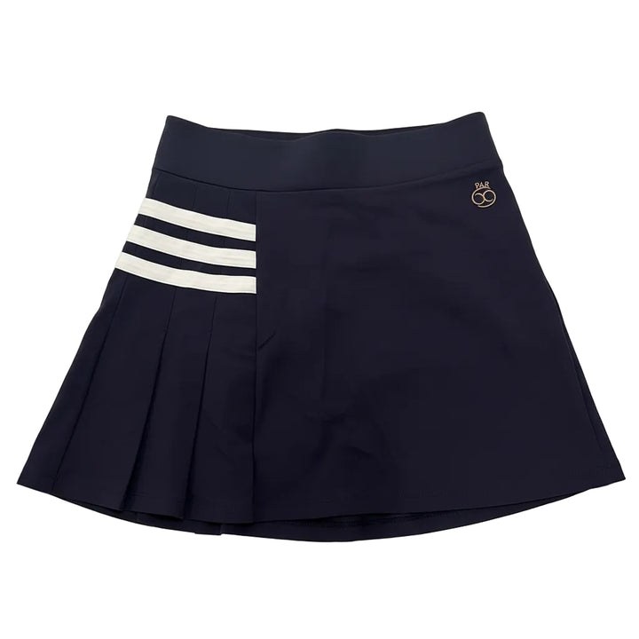 Par 69 Women's Skort Benji (17.5") Dark Navy/Off White Stripes Size XS